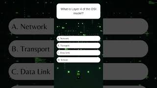 What is Layer 4 of the OSI model? #quiz #tech #technology #fun