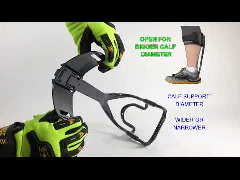 TurboMed Orthotics XTERN AFO –Thermoforming Calf Diameter