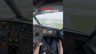 Heavy Rain? Still Landed #airbus #landing #pilot