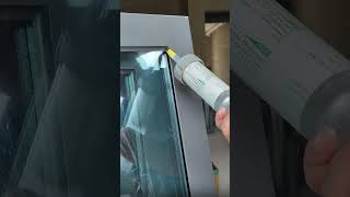 Window sealing treatment.#door #doors #aluminiumdoor