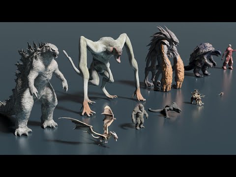 Monster Size Comparison 2025 | 3D Animation Comparison