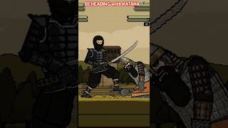 Ninja BEHEADS with KATANA!! #shorts #ninja #katana #swordfightinggames