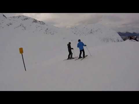 ski by myself at alyeska 3 26 2019