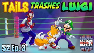 Tails Trashes Luigi - Cartoon Beatbox Battles DT