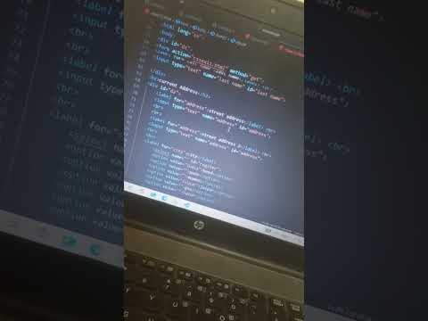 Html and css example of job application form..
