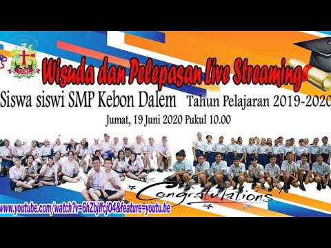 WISUDA DAN PELEPASAN SMP KEBON DALEM