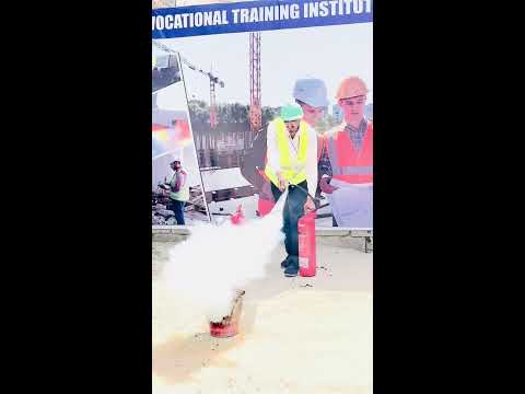 Fire fighting training for nebosh students