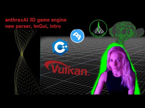 anthraxAI game engine: new parser, ImGui, intro (c++/vulkan)