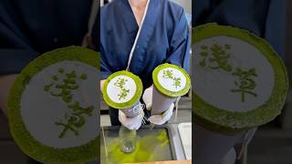 【東京・淺草】高級抹茶をふんだんに使った贅沢クレープ☕️ #japanesefood #ジョイ飯 #shorts