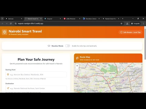 Nairobi Smart Travel Assistant