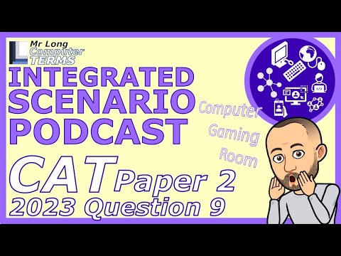 CAT | Integrated Scenario | Grade 12 | Paper 2 2023 | Question 9 | Mr Long Computer Terms Podcast