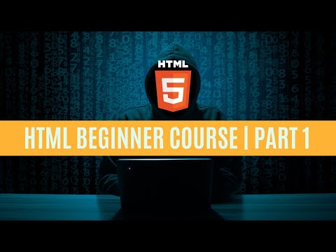 HTML Beginner course | Learn HTML and make your own website | Part 1