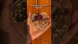 Rose preservation 🌹❤️#rose #shorts #resinart #love #art #preservation #tutorial #diy#resintutorials