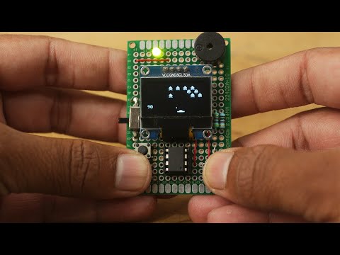 DIY Attiny 85 based mini Game console