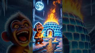 Monkey Destroy Farmer and Dog Eglo #aivideo #animatedshorts