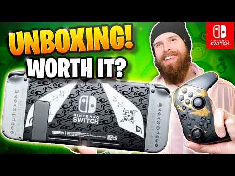 Nintendo Switch Monster Hunter Rise Edition - Unboxing & Review!