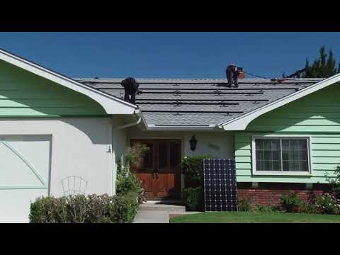 Solar Panel Install Video