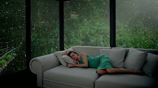 Stronger Than Sleeping Pills! Sound of Rain and Soft Paino -Relaxing Rain for sleep