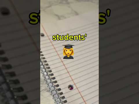 how students vs. teachers write... ✍🏻 #relatable #school #handwriting #viral #fyp