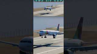 Toliss A321 landing in LPMA (Madeira) | X-Plane 12 #xplane12 #xplane #xp12 #madeira #airbus #a321