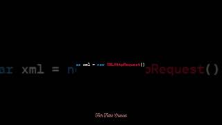 Explaining the Significance of var xml = new XMLHttpRequest; in Web Development #shorts