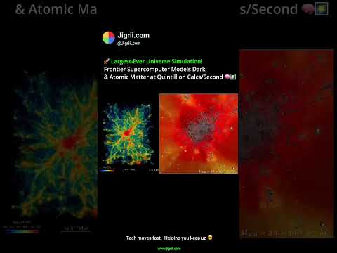 🚀 Largest-Ever Universe Simulation