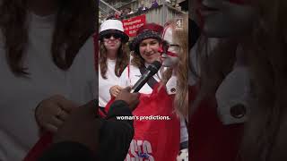 England fans arrive at stadium ahead of Euros final