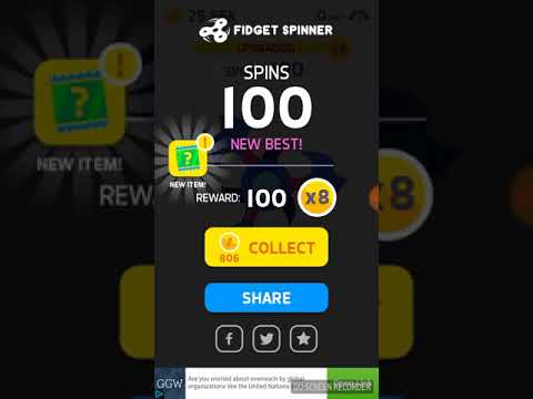 Fidget spinner walkthrough part /(3)with new score x8 score 108