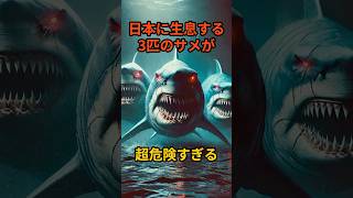 日本に生息する3匹のサメが超危険すぎる #雑学 #動物 #サメ