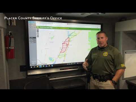 Sgt Griffiths explains the repopulation zone updates in Zone 4 and Zone 5 in Placer County. 8/6/21