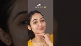 My AM skincare routine ☺️#skincare #glowingskin #morningroutine