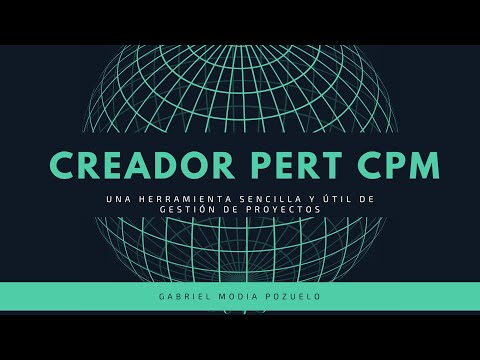Tutorial creador PERT CPM