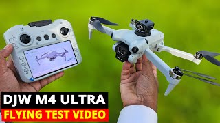 DJW M4 Ultra 8K Drone Flying Review 🔥 | Best Budget 8K Drone with Dual Camera & GPS 2025!