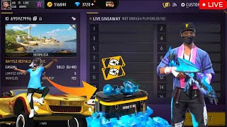 FREE FIRE LIVE CUSTOM ROOM GIVEAWAY FF LIVE TEAM CODE GIVEAWAY | #freefirelive #giveaway #gyangaming