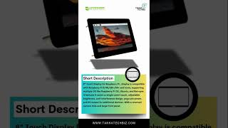 Waveshare 8-inch Capacitive Touch Display | DSI Interface for Raspberry Pi 5/4/3 & More!