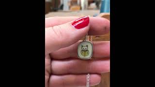 Mark Poulin Book Cat Necklace #reading #books #cats #illustration #artjewelry #geekchic #bookworm