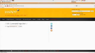 8 - bWAPP Tutorials - OS Command Injection