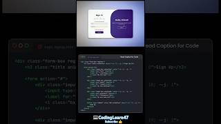 Sign in | Html Css Js | #coding #webdesign #frontendcourse #webdevelopment #viral #trending #html5