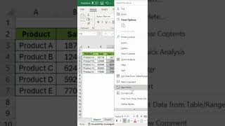 How to Convert Thousand Values into "K" in Excel ? #shorts