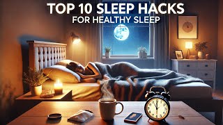 " Sleep Better, Live Better " |  Top 10 Hacks for Healthy Sleep!🛌🏻😴🧠
