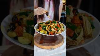 Smash a Cucumber, Add Tofu Skin – Thank your Chinese Mom later! #cucumbersalad