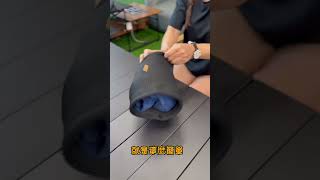 戶外記憶枕，輕鬆捲收，體積小方便攜帶～ #露營 #枕頭 #記憶枕