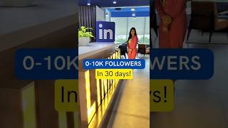 How To 0-10k Followers In 30 Days  #linkedin  #growth #strategy