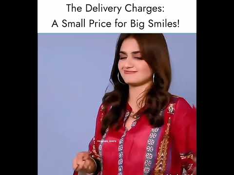 Hira Mani's Hilarious Reaction to Delivery Charges! 😂