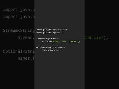 I Wish I Knew This Java Trick Sooner! Find the First Element Like a Pro!