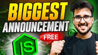 Big Announcement 🔥 NodeJS Complete course launched | New Nodejs Course For Beginners In Hindi 2024