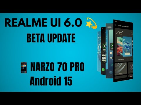 Realme UI 6.0 Beta update for Narzo 70 Pro | Android 15  | Top 5 features and tips