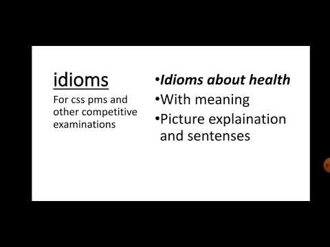 idioms for css pms and other competitive examination