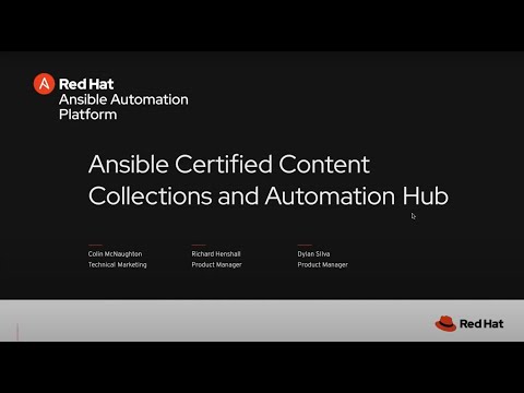 Getting Started with Ansible Certified Content Collections And Automation Hub in the new Red Hat Ans