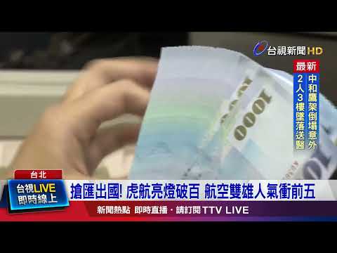 台幣升值段近尾聲？ 台股震盪274點一度黑翻紅